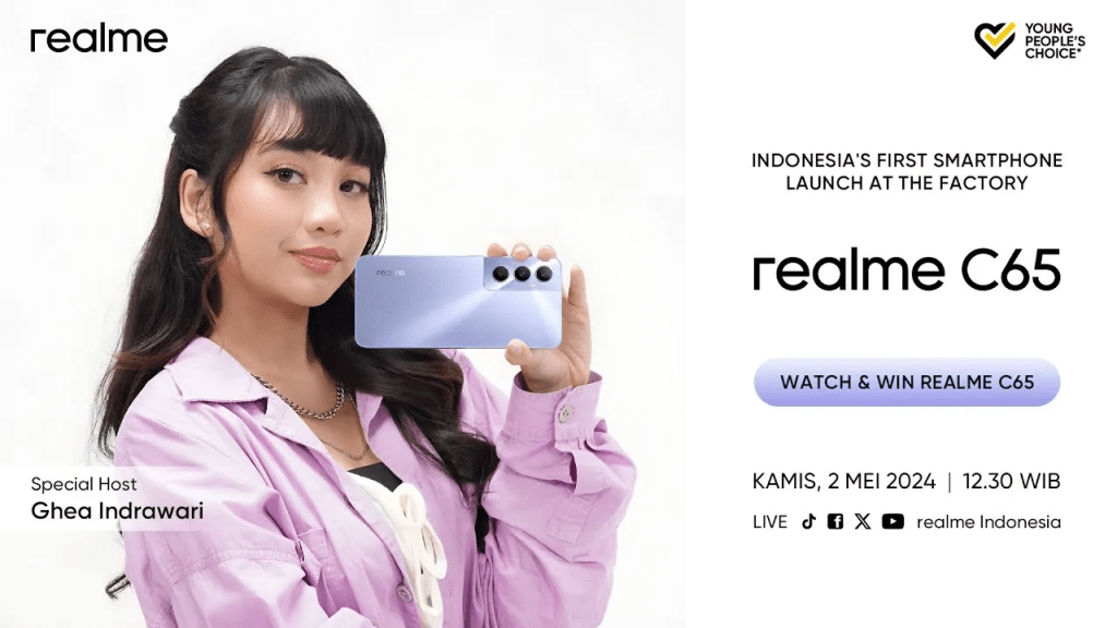 Tanggal Diungkap, Realme C65 4G Meluncur Resmi 2&nbsp;Mei!