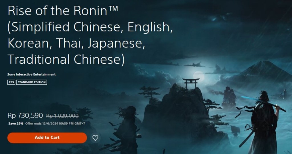 Playstation Gelar Diskon Besar-Besaran Days of Play, Rise of the Ronin Kini “Murah”!