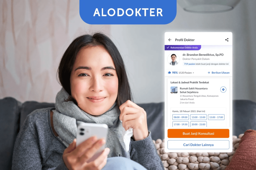 Alodokter Tingkatkan Pengalaman Booking Dokter Online dengan Sistem Rujukan