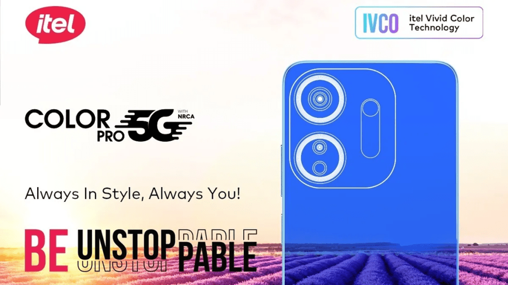 Itel Color Pro 5G Disiapkan, Punya Panel Belakang yang Dapat Berubah Warna