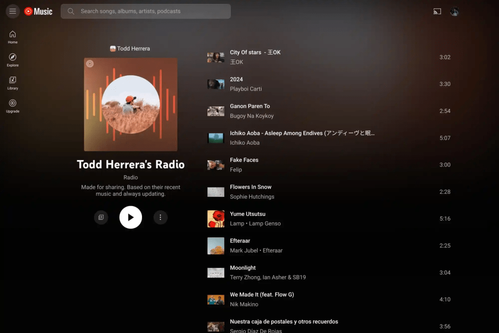 Buat Pamer Selera Musik, YouTube Music Hadirkan Personal Radio