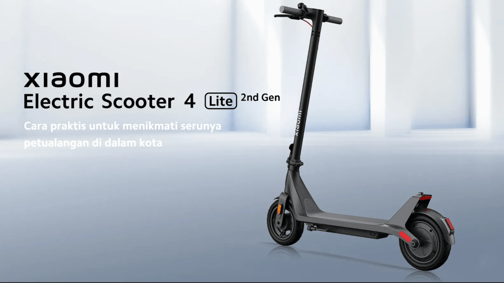 Xiaomi Electric Scooter 4 Lite Gen 2 Rilis di Indonesia, Jarak Tempuh 25 KM!