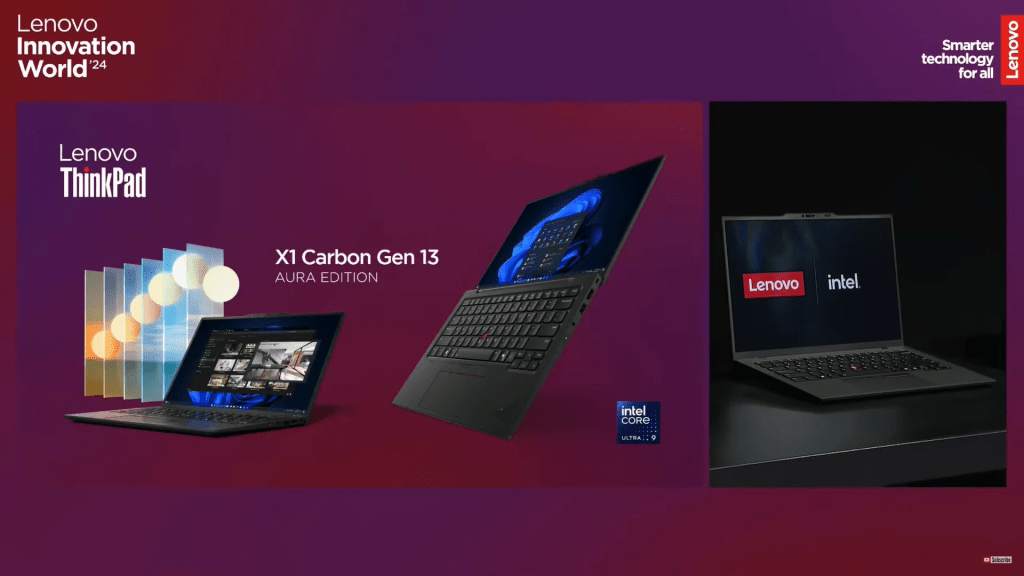 Lenovo ThinkPad X1 Carbon Gen 13 Aura Edition Resmi Diumumkan, Hadir Dengan Bobot Di Bawah 1&nbsp;KG!