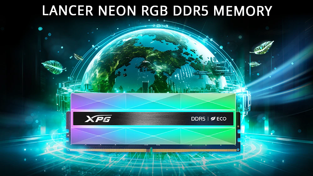 XPG Lancer Neon RGB DDR5 Diumumkan, Separuh Areanya&nbsp;RGB!