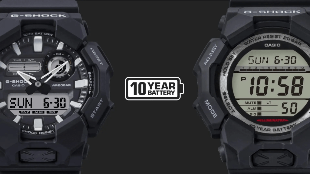 Casio Luncurkan G-SHOCK GD010 dan GA010 Series, Baterai Tahan 10&nbsp;Tahun!